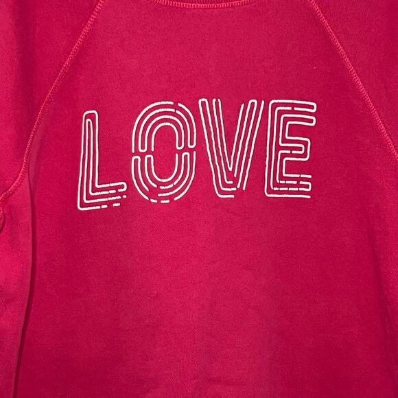 Spiritual Gangster‎ Long Sleeve Pink Love Sweatshirt Size Medium - Picture 3 of 7